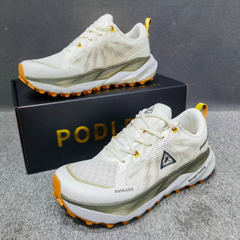 Anti Slip Trail Running Sneakers - クラシックブランドの快適な滑り止めオールテレインオフロードランニングシューズ、デザイナーワイドラストウォーキングジョギングシューズ、トレッキングスニーカー