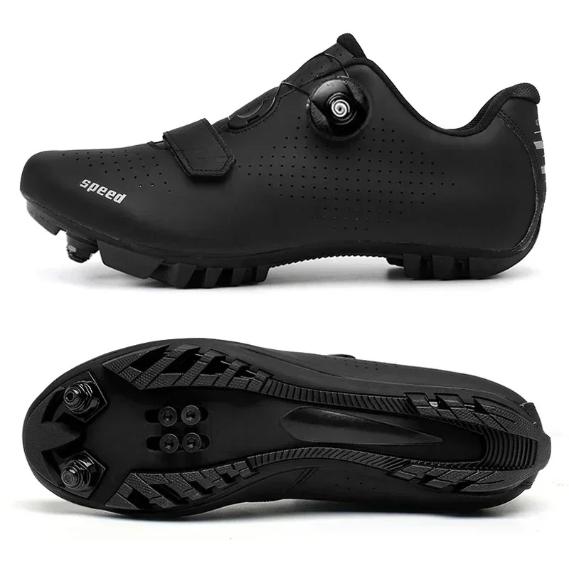Sneakers - ユニセックスMTBシューズ サイクリングシューズ クリート付き メンズ マウンテンバイク レディース