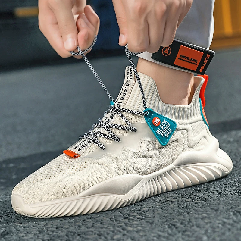Waterproof Goretex Running Shoes - Tenis 男性スニーカーランニングメンズカジュアルシューズ高級スニーカートレーナーレース通気性の靴ファッションメッシュローファー靴男性のための