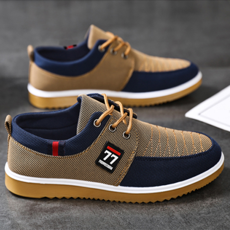 最新のファッショナブルでトレンド感あふれるメンズシューズ。カ - Knit Fabric Lace Up Sneakers のレビューと価格