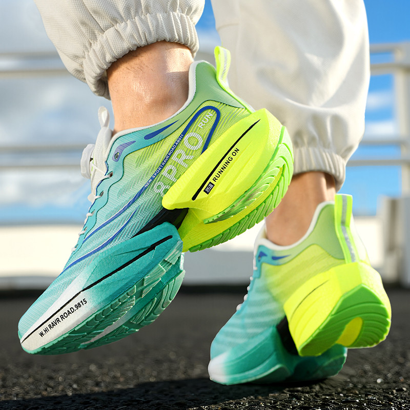 メンズスポーツシューズフルパームカーボンプレートマラソンレー - Carbon Plate Marathon Racing Shoes のレビューと価格