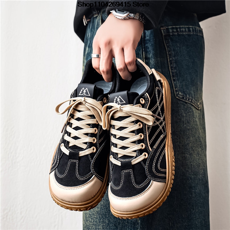 メンズカジュアルシューズ、つま先が広めのデザイン、アウトドア - Wide Toe Box Running Sneakers のレビューと価格